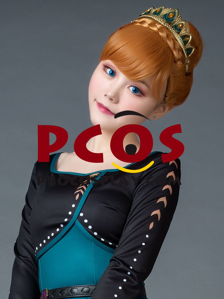 Frozen 2 Anna Princess Coronation Dress Cosplay Costume mp005933