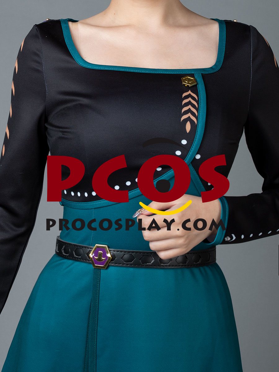 Frozen 2 Anna Princess Coronation Dress Cosplay Costume mp005933