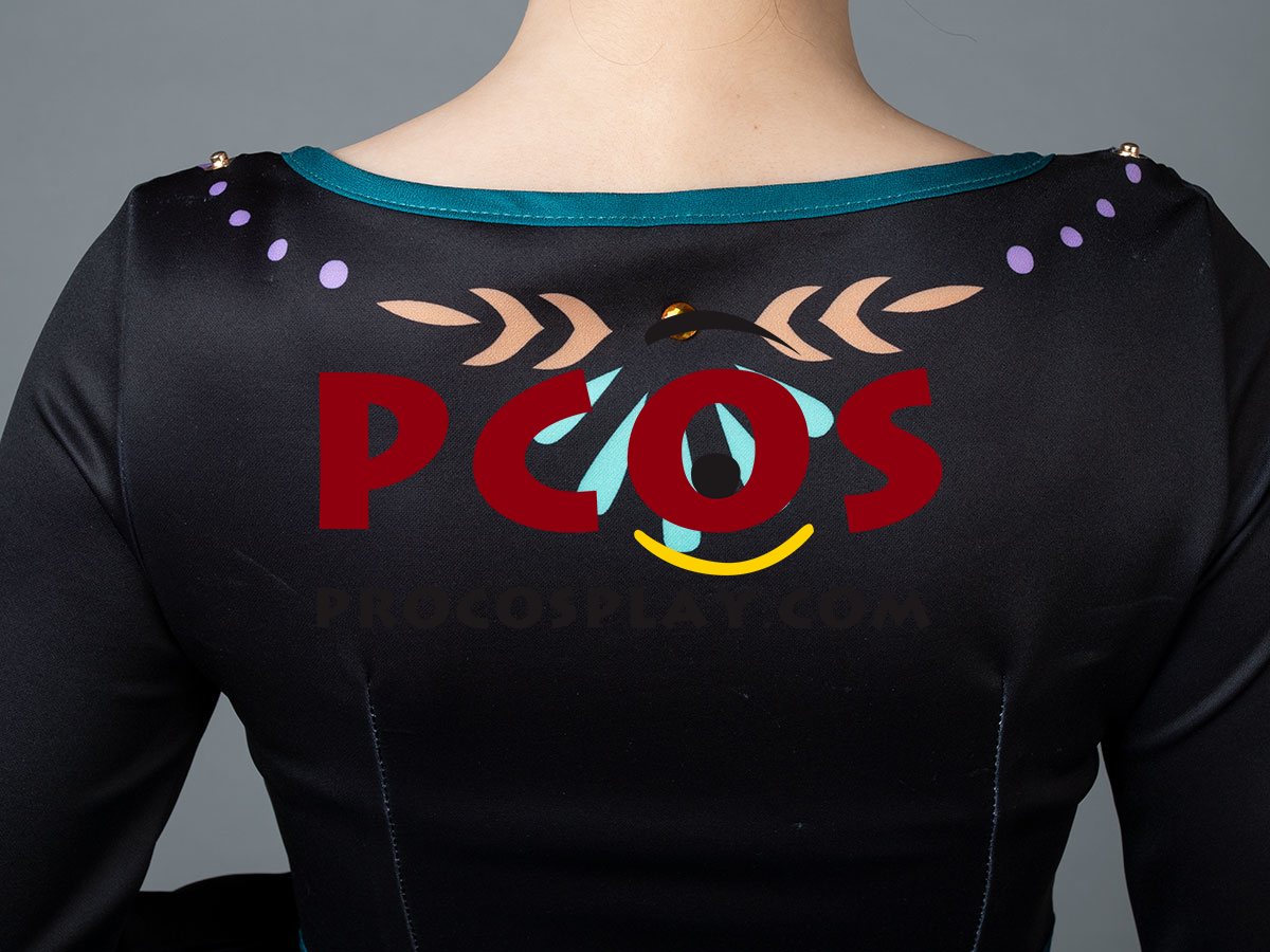 Frozen 2 Anna Princess Coronation Dress Cosplay Costume mp005933