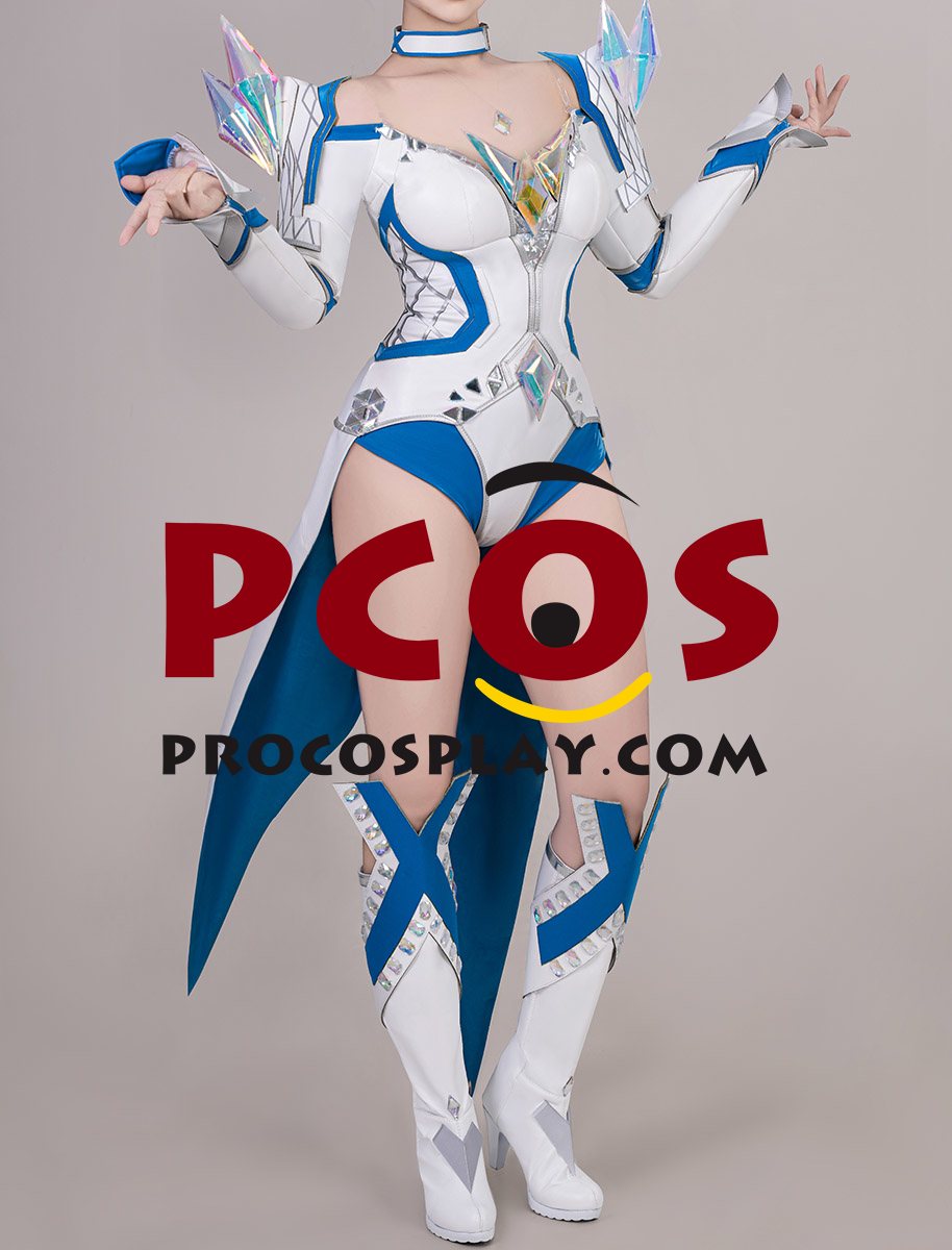 (image for) Game Rivals White Queen Emma Grace Frost Cosplay Costume C09436