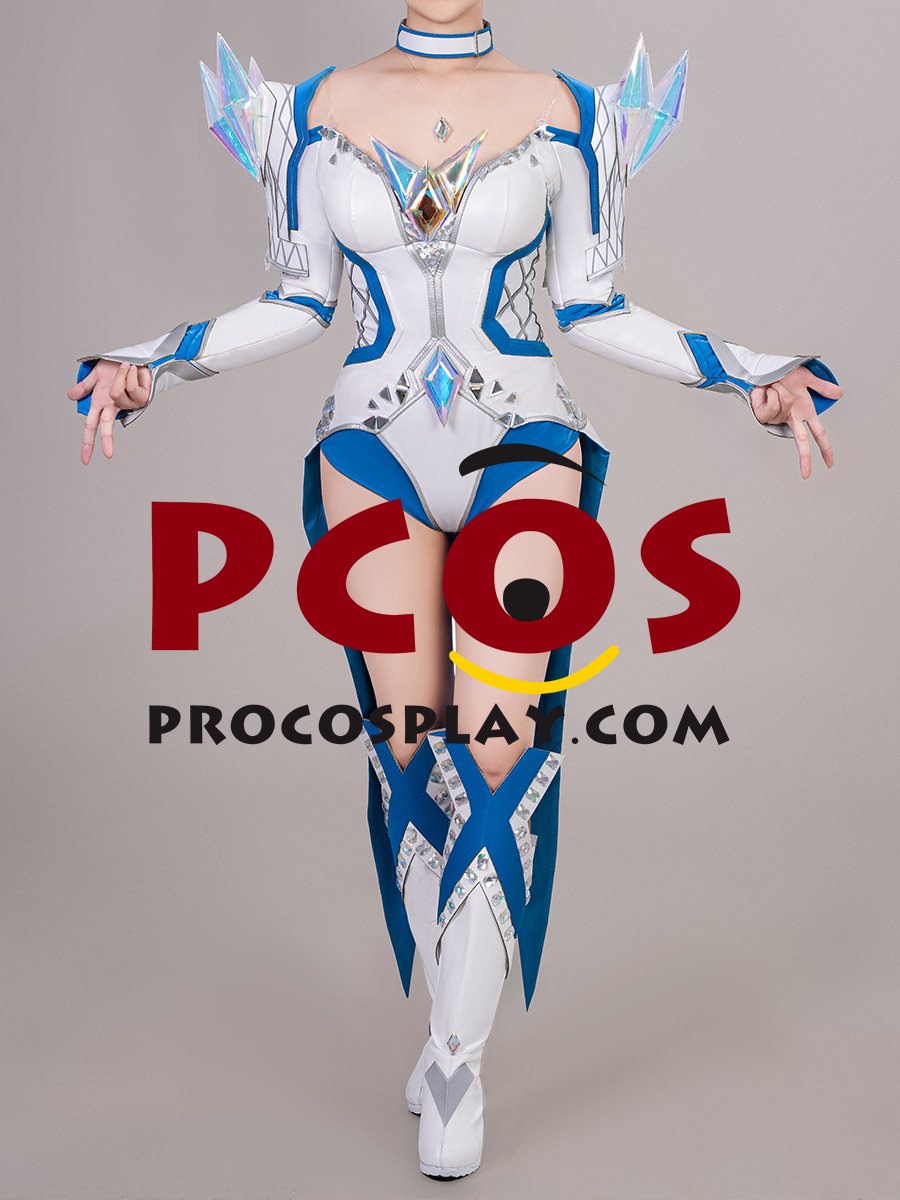 Game Rivals White Queen Emma Grace Frost Cosplay Costume C09436
