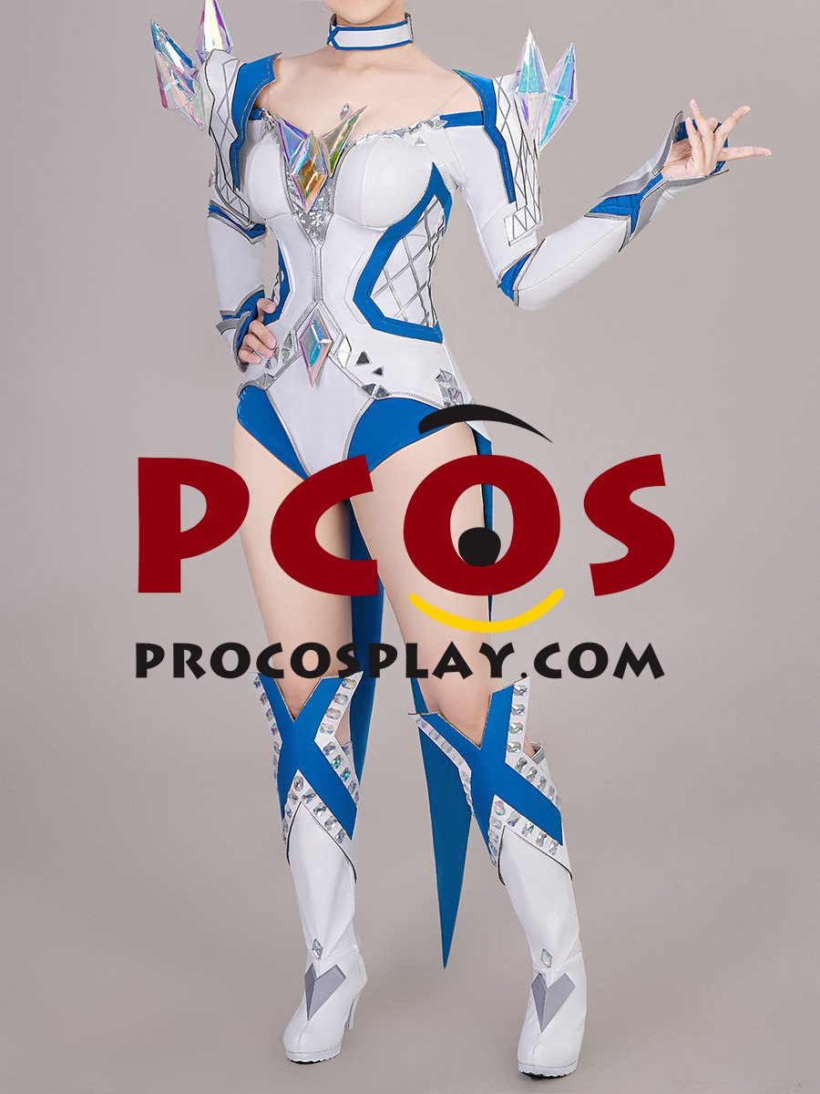 Game Rivals White Queen Emma Grace Frost Cosplay Costume C09436
