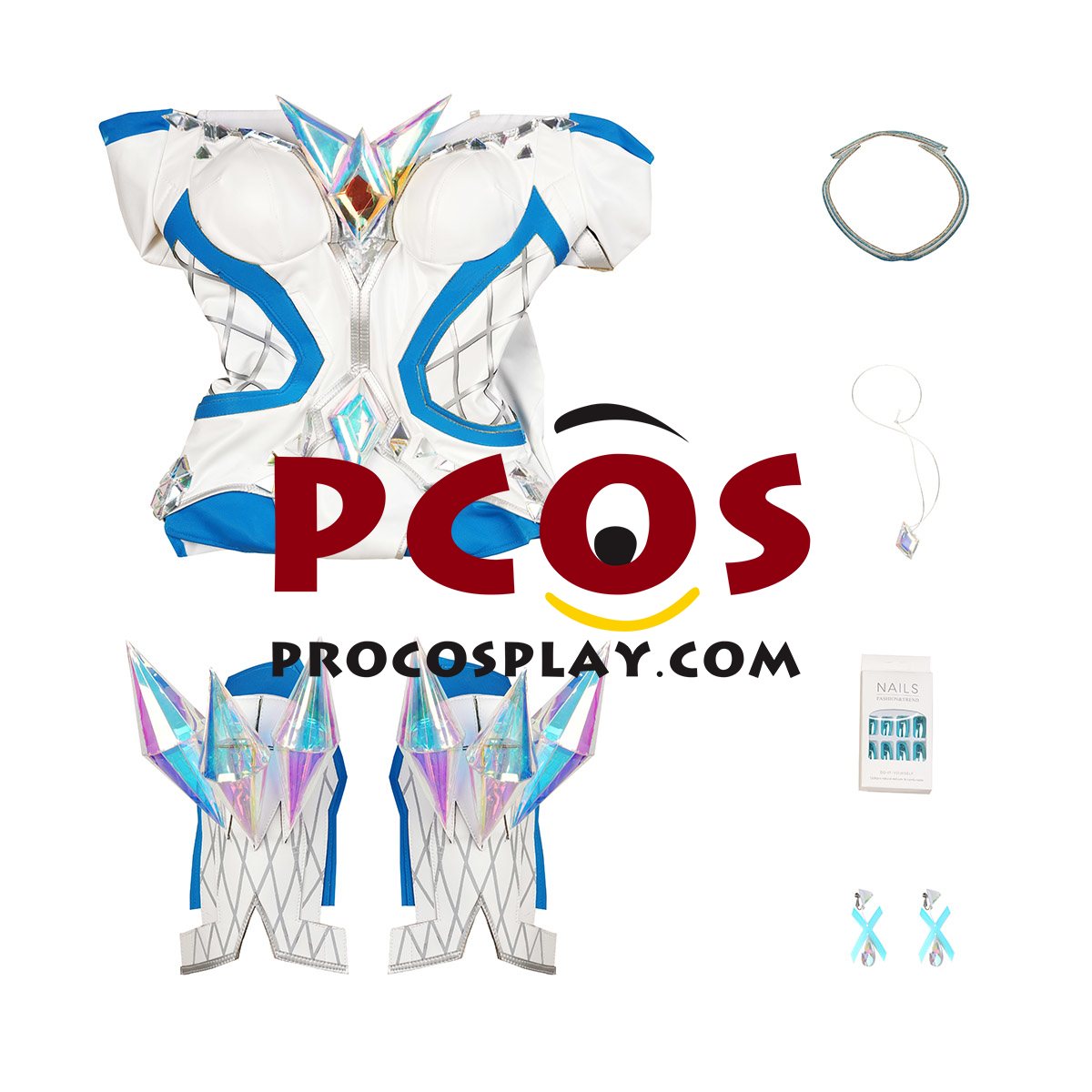 Game Rivals White Queen Emma Grace Frost Cosplay Costume C09436