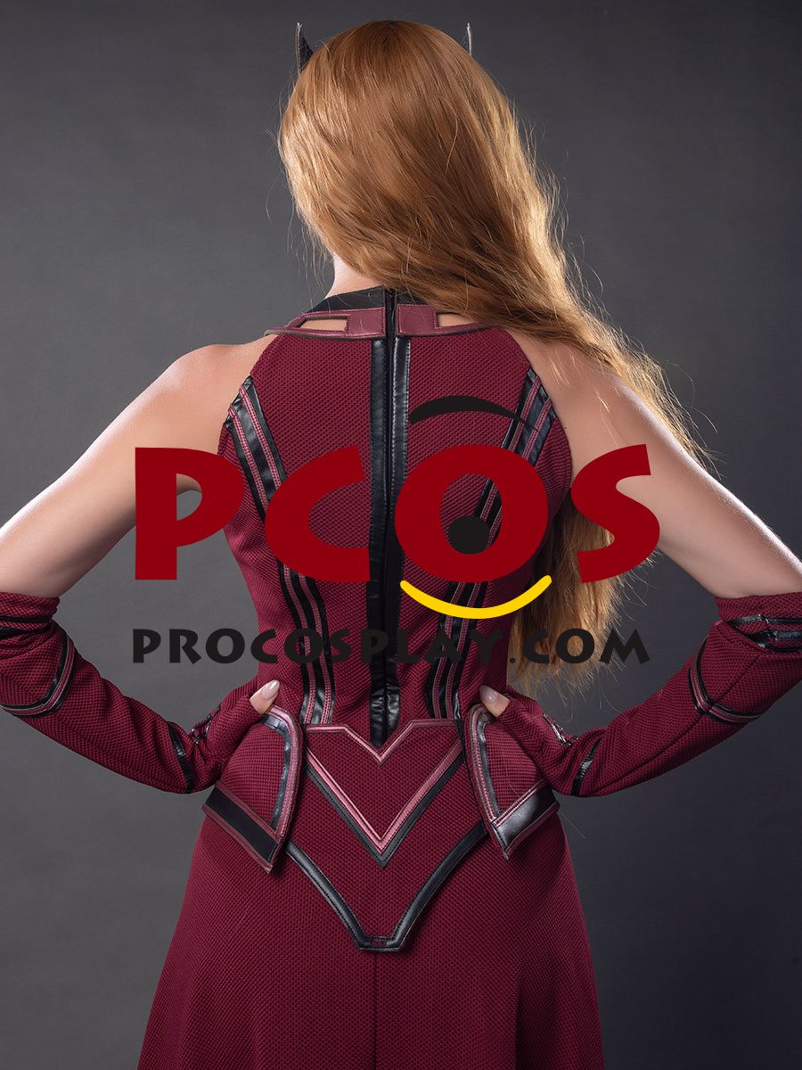 WandaVision Scarlet Witch Wanda Finale Cosplay Costume C00323 Knit Version