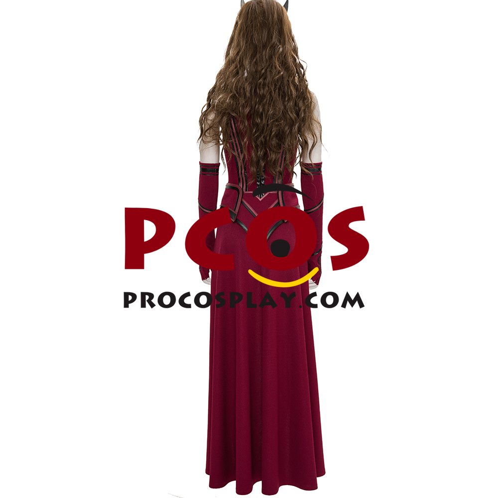 WandaVision Scarlet Witch Wanda Finale Cosplay Costume C00323 Knit Version
