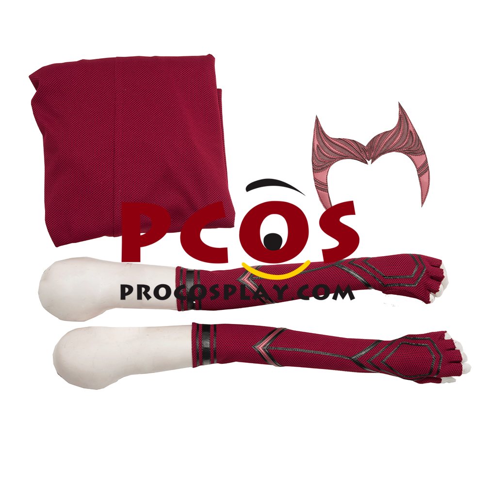 WandaVision Scarlet Witch Wanda Finale Cosplay Costume C00323 Knit Version