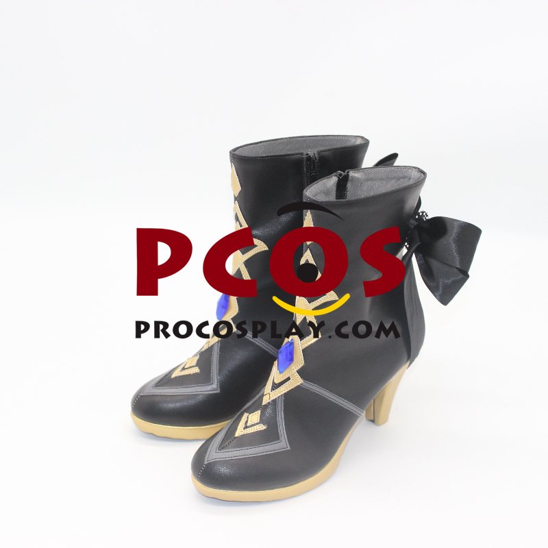 Game Genshin Impact Navia Cosplay Shoes C08592