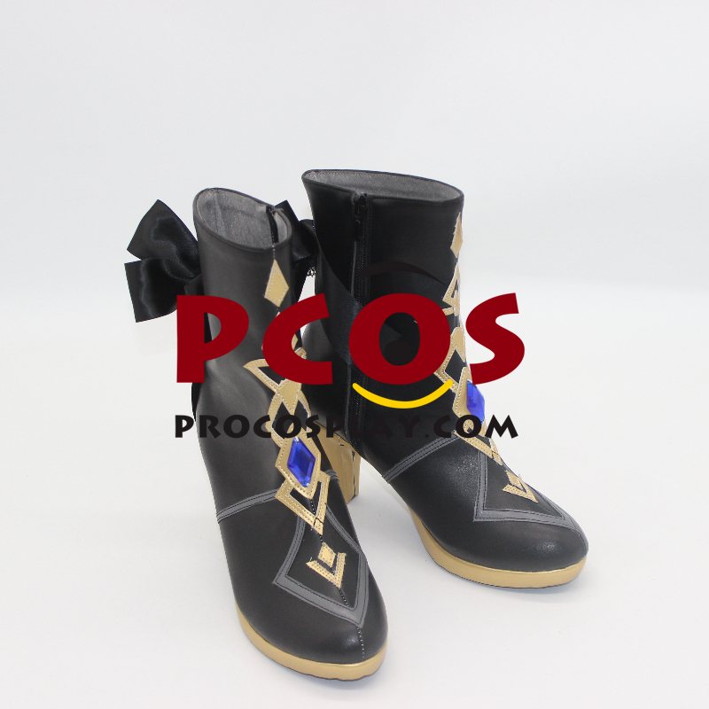 Game Genshin Impact Navia Cosplay Shoes C08592