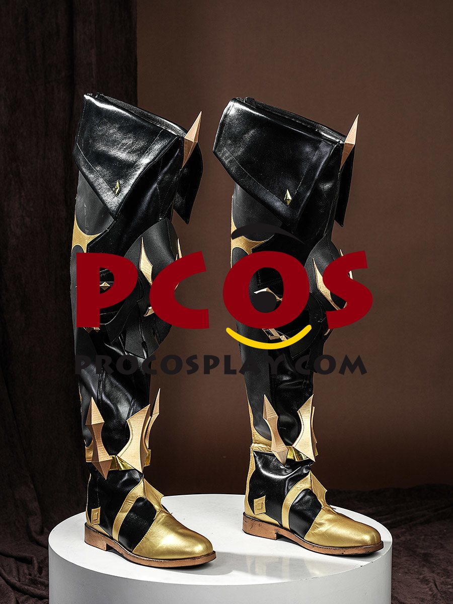 Game Genshin Impact Mondstadt Varka Cosplay Boots C09812