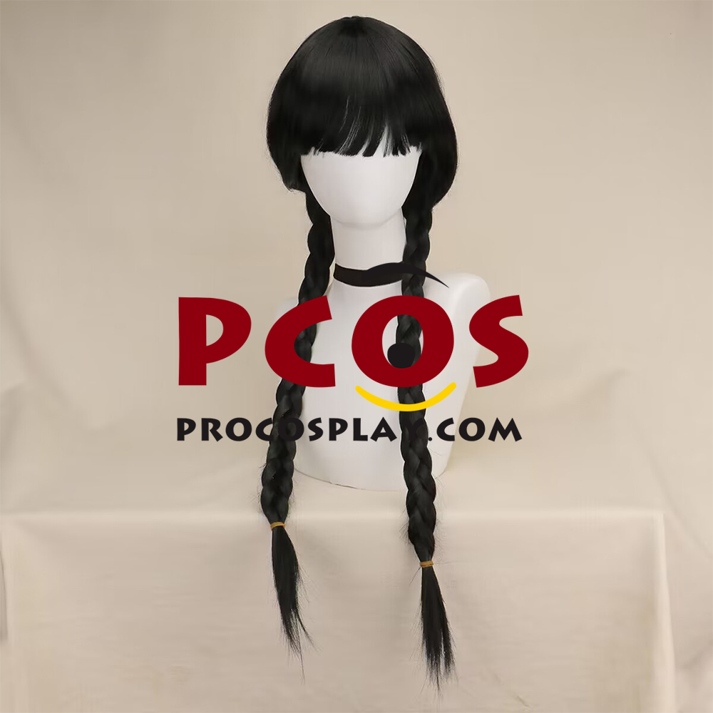 (image for) TV Show Addams Cosplay Wig C07223