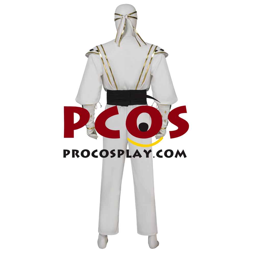 Movie Mighty Morphin Power Rangers Tommy Oliver White Ranger Ninja Cosplay Costume C08026