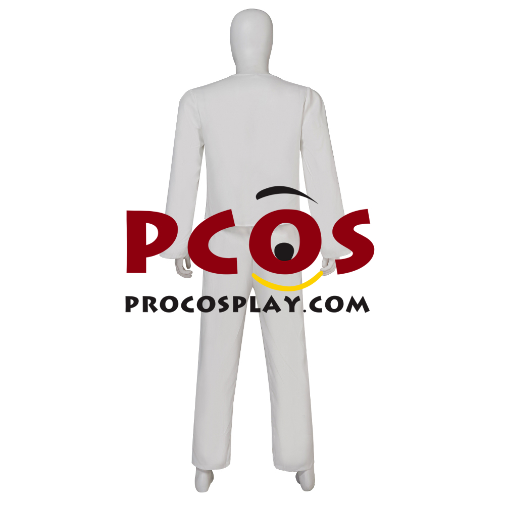 Movie Mighty Morphin Power Rangers Tommy Oliver White Ranger Ninja Cosplay Costume C08026
