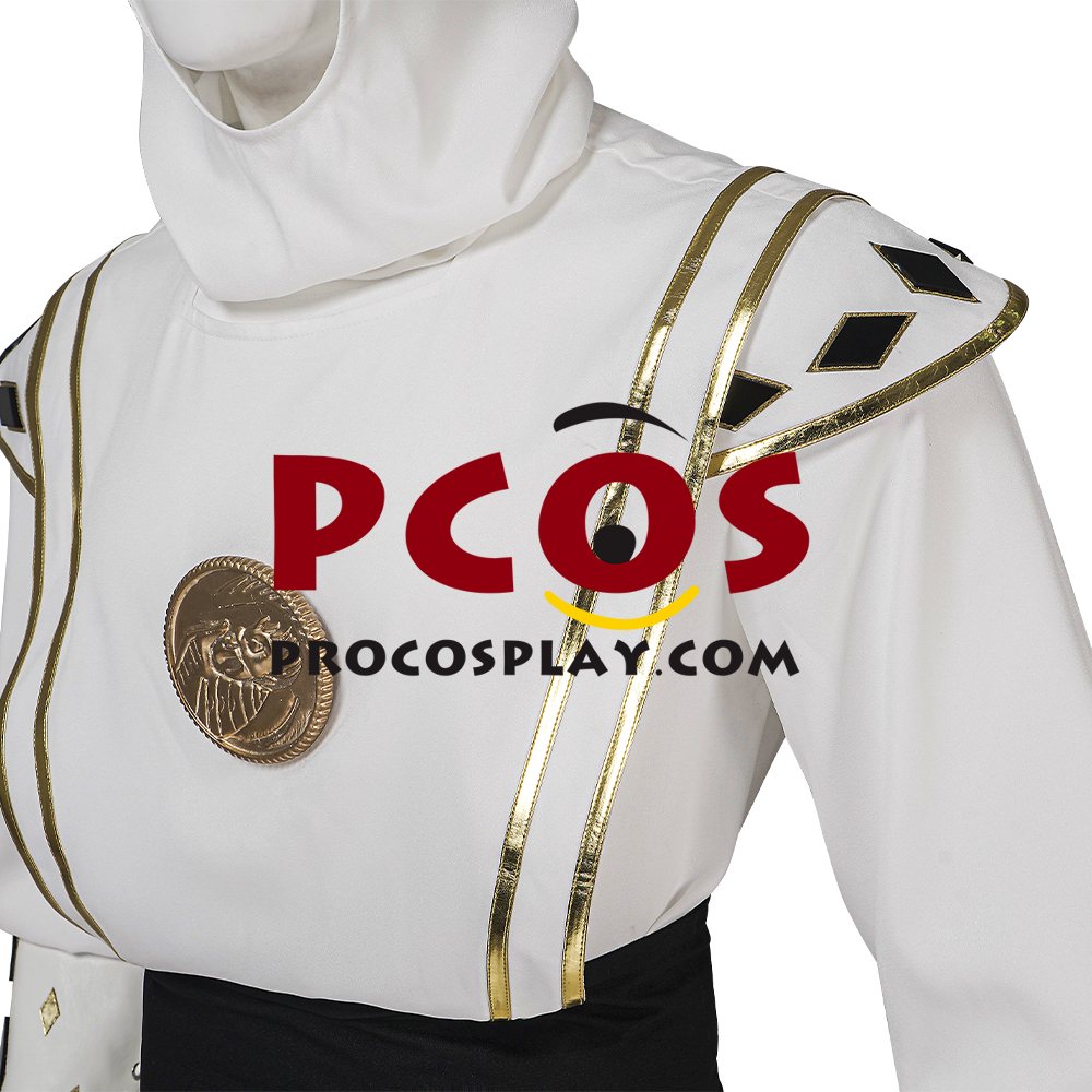Movie Mighty Morphin Power Rangers Tommy Oliver White Ranger Ninja Cosplay Costume C08026