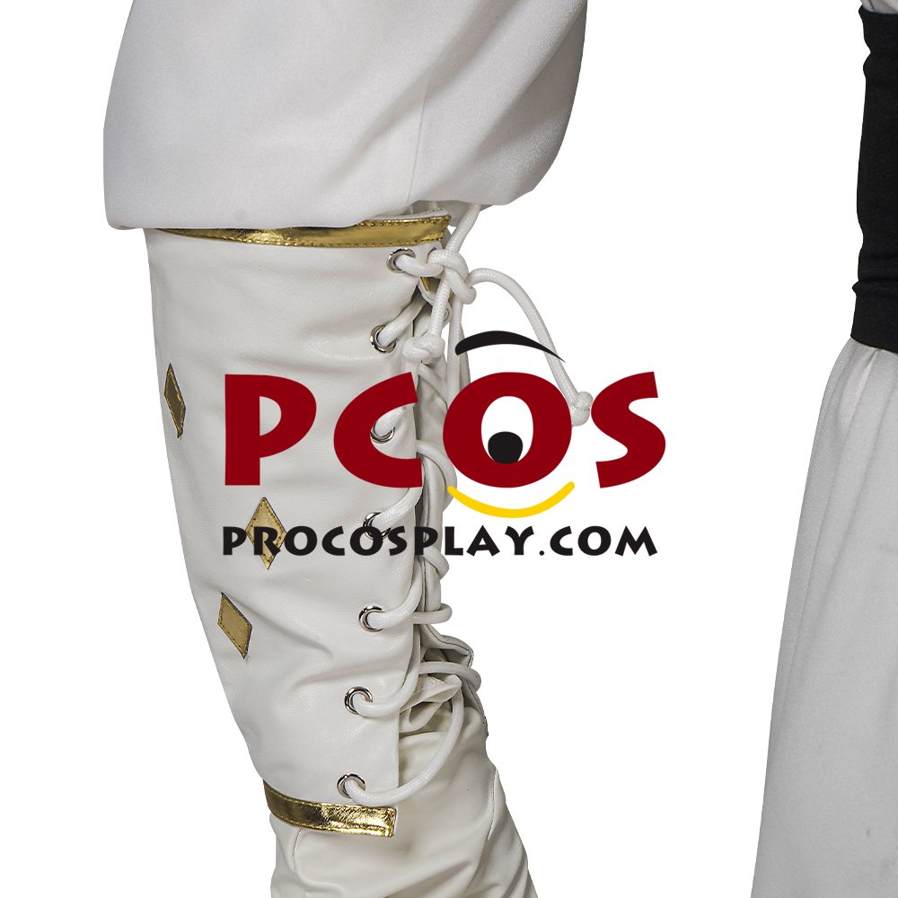 Movie Mighty Morphin Power Rangers Tommy Oliver White Ranger Ninja Cosplay Costume C08026