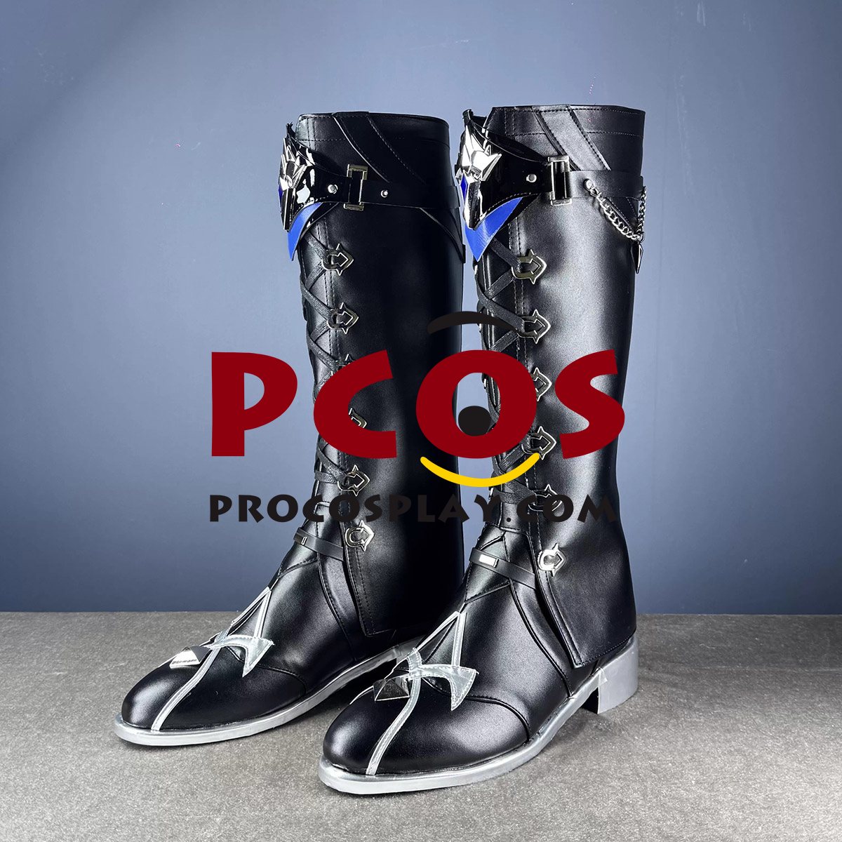 Game Genshin Impact Nod-Krai Kyryll Chudomirovich Flins Cosplay Shoes C09833