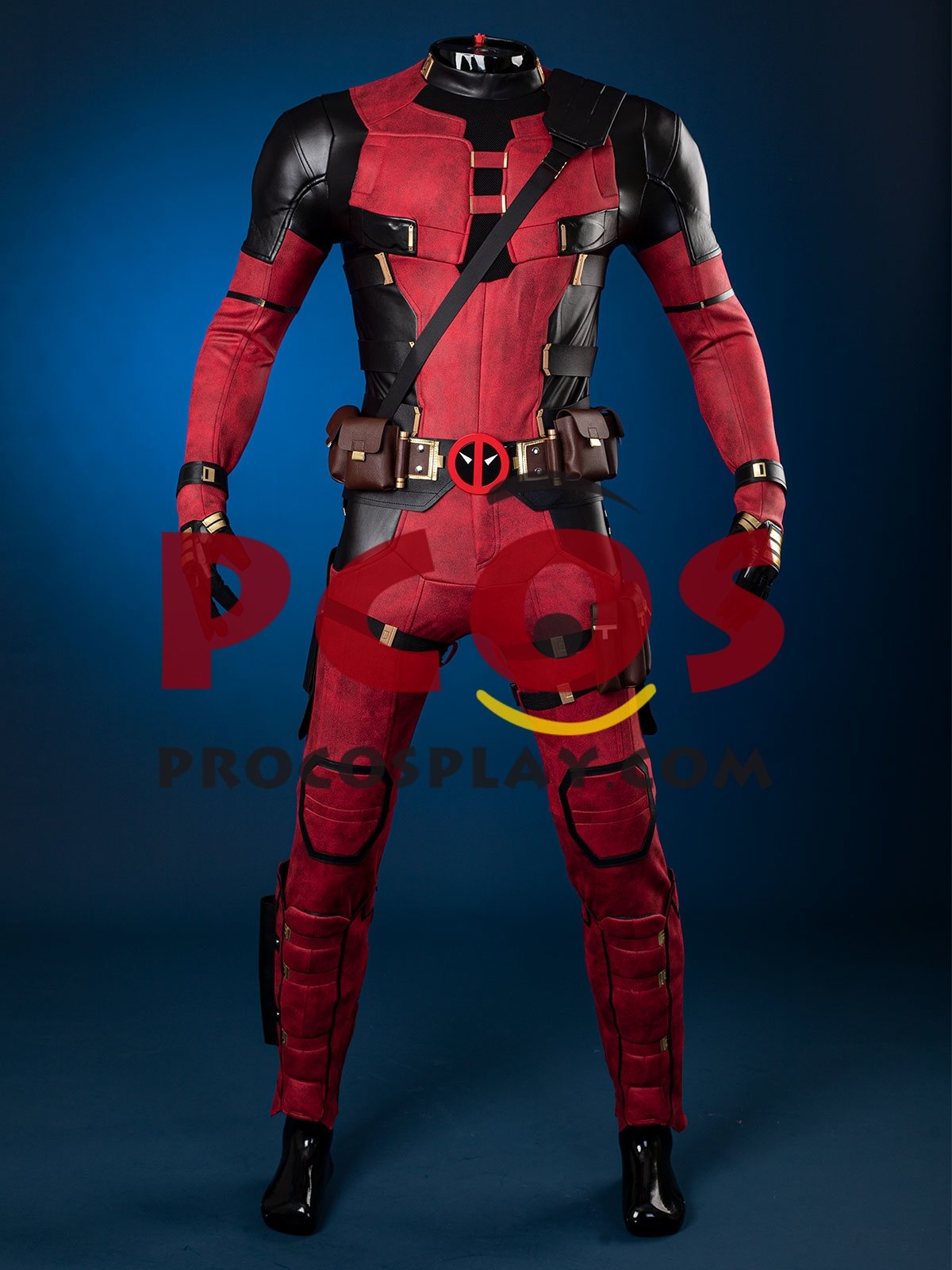 Deadpool 3 Deadpool & Wolverine Wade Wilson Deadpool Cosplay Costume without Helmet C08327 Premium Version