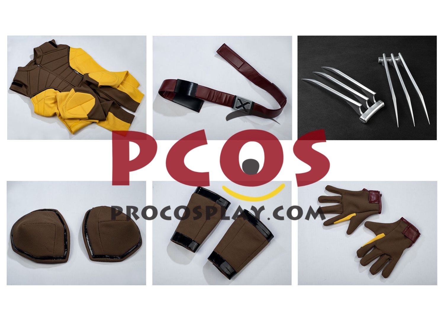 Deadpool 3 James Howlett Wolverine Cosplay Costume Brown Version C09547
