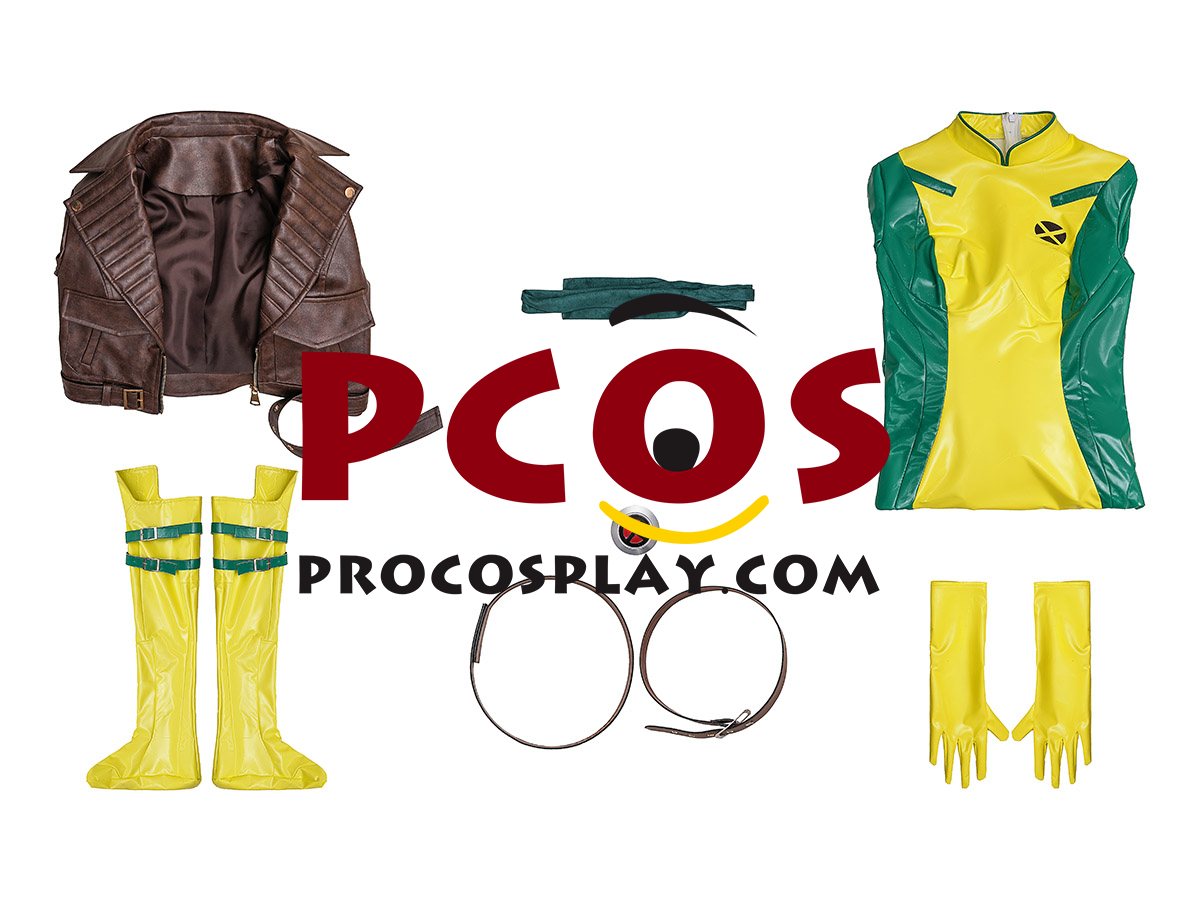 X-Men Rogue Anna Marie Cosplay Costume C09262 Comic Version