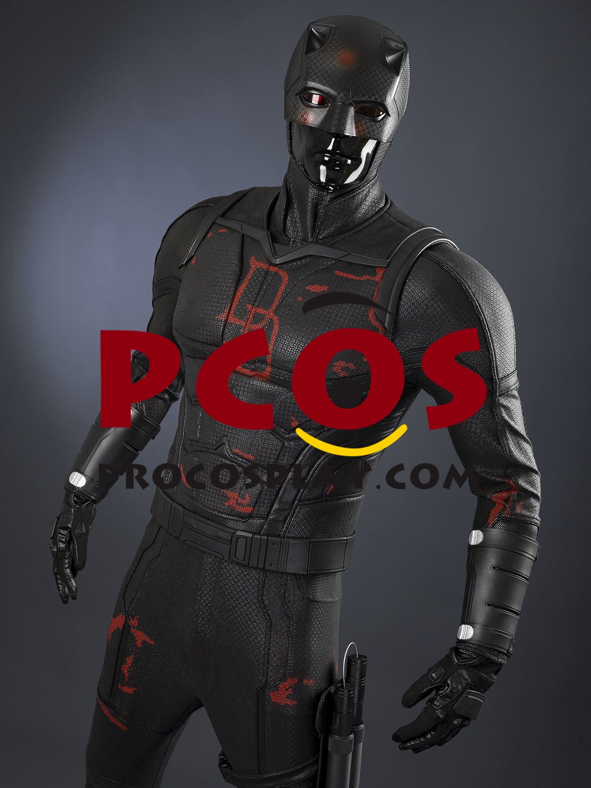 Daredevil: Born Again Daredevil Matt Murdock Cosplay Costume Shadowland Version C09907S