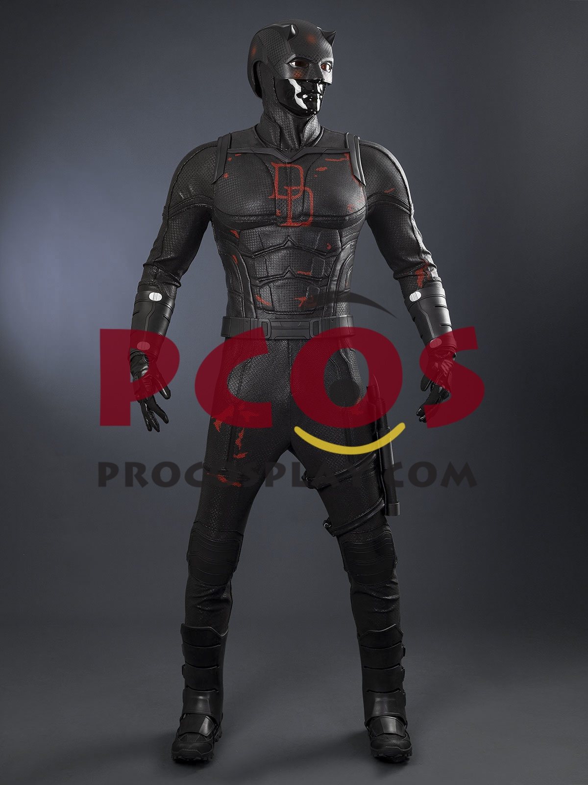 (image for) Ready to Ship Daredevil: Born Again Daredevil Matt Murdock Cosplay Costume Shadowland Version C09907S