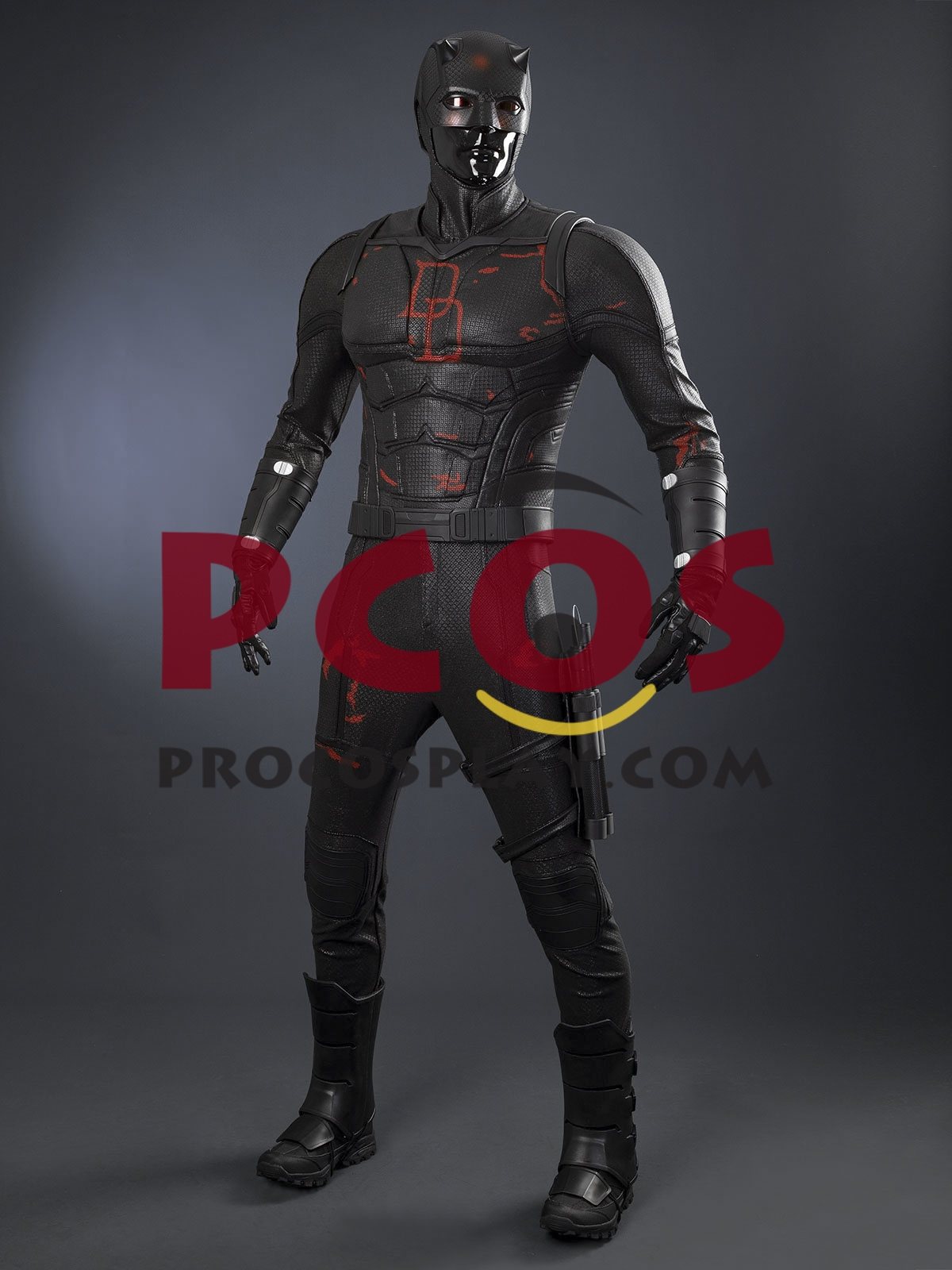 Ready to Ship Daredevil: Born Again Daredevil Matt Murdock Cosplay Costume Shadowland Version C09907S