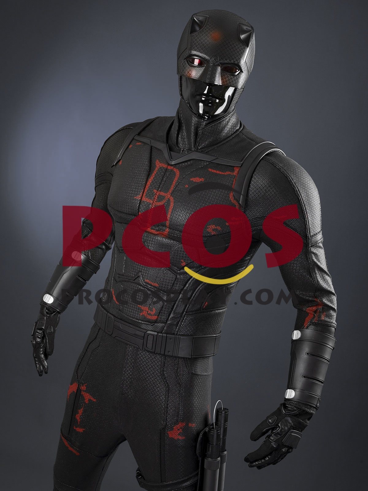 Ready to Ship Daredevil: Born Again Daredevil Matt Murdock Cosplay Costume Shadowland Version C09907S
