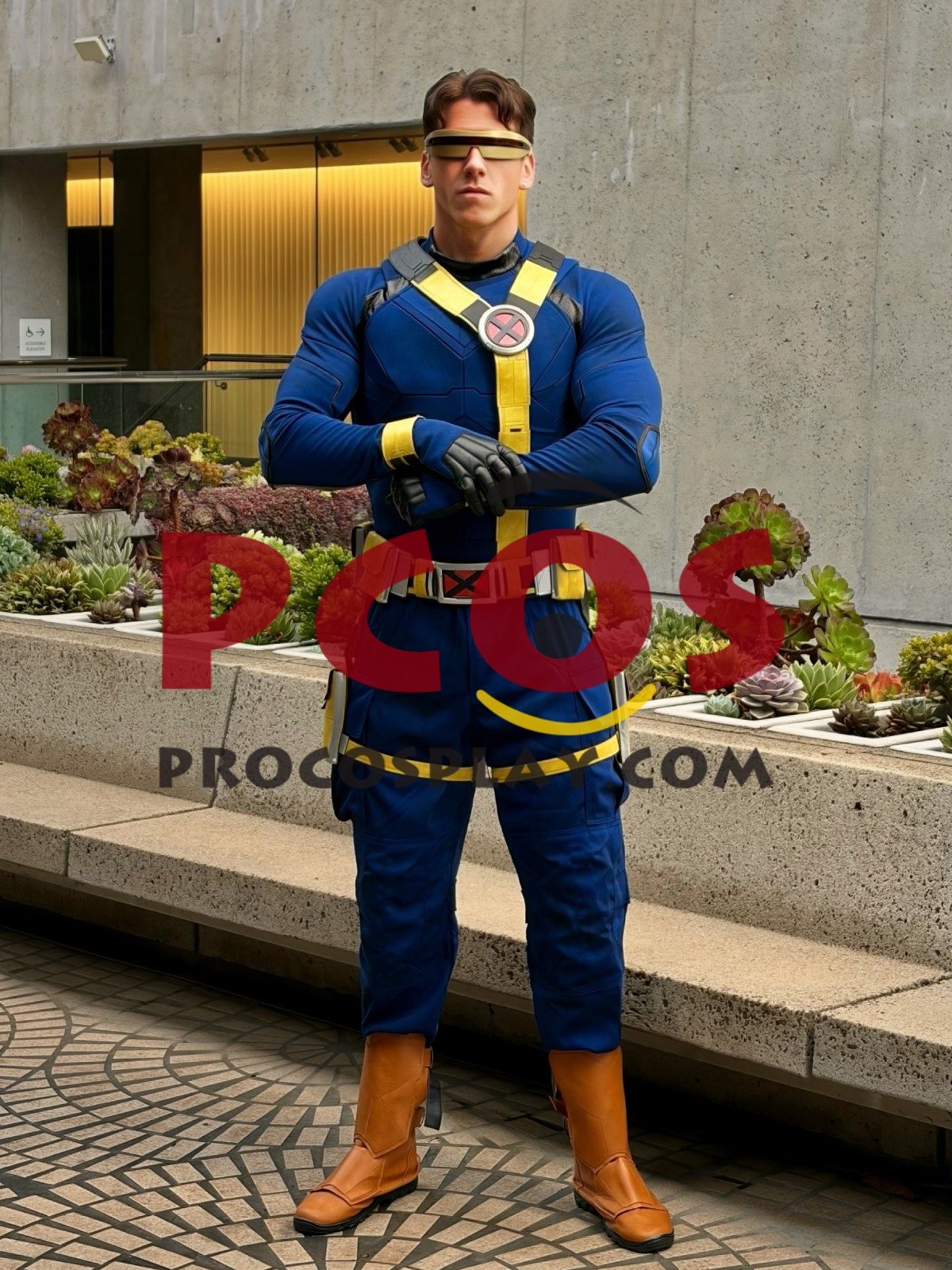 Doomsday Cyclops Scott Summers Cosplay Costume Optimized Version C10113