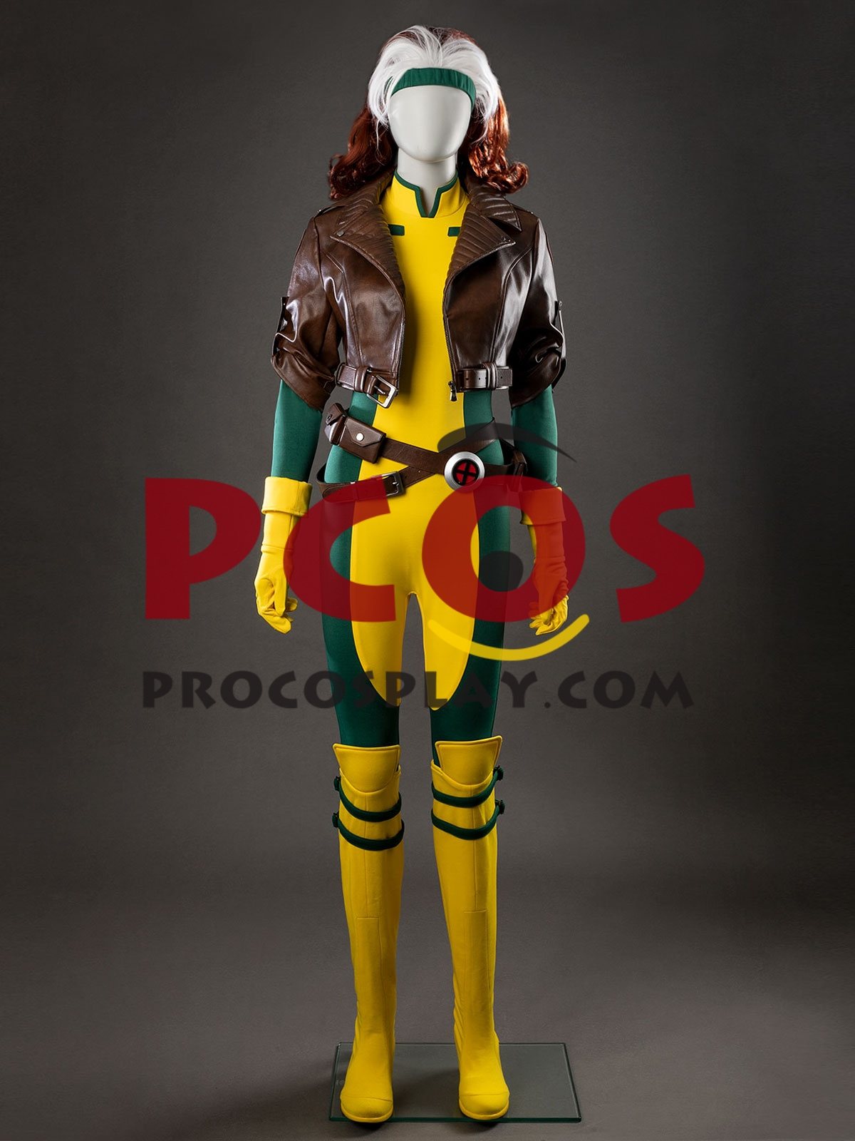 (image for) Ready to Ship X-Men Rogue Anna Marie Cosplay Costume Knitted Version C09941