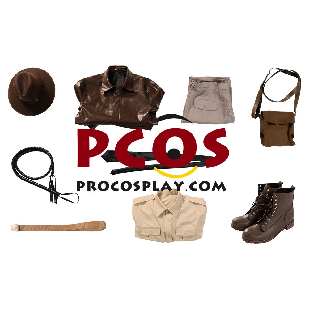 Indiana Jones and the Dial of Destiny 5 Indiana Jones Cosplay Costume C08334