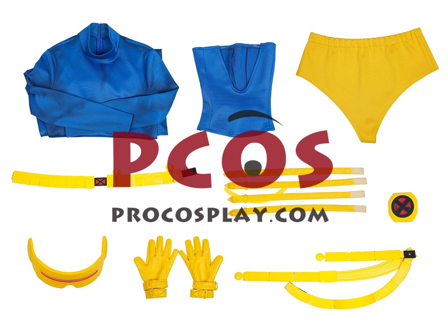 Ready to Ship X-Men '97 Cyclops Scott Summers Cosplay Costume Extreme Version C09404S