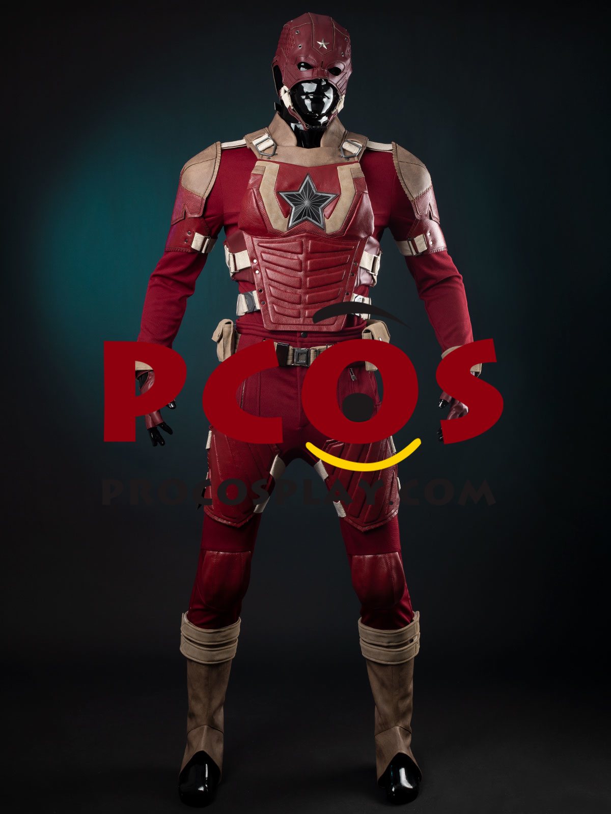 Thunderbolts Red Guardian Alexi Shostakov Cosplay Costume Two-Piece Version C09426 (image for) Thunderbolts Red Guardian Alexi Shostakov Cosplay Costume Two-Piece Version C09426