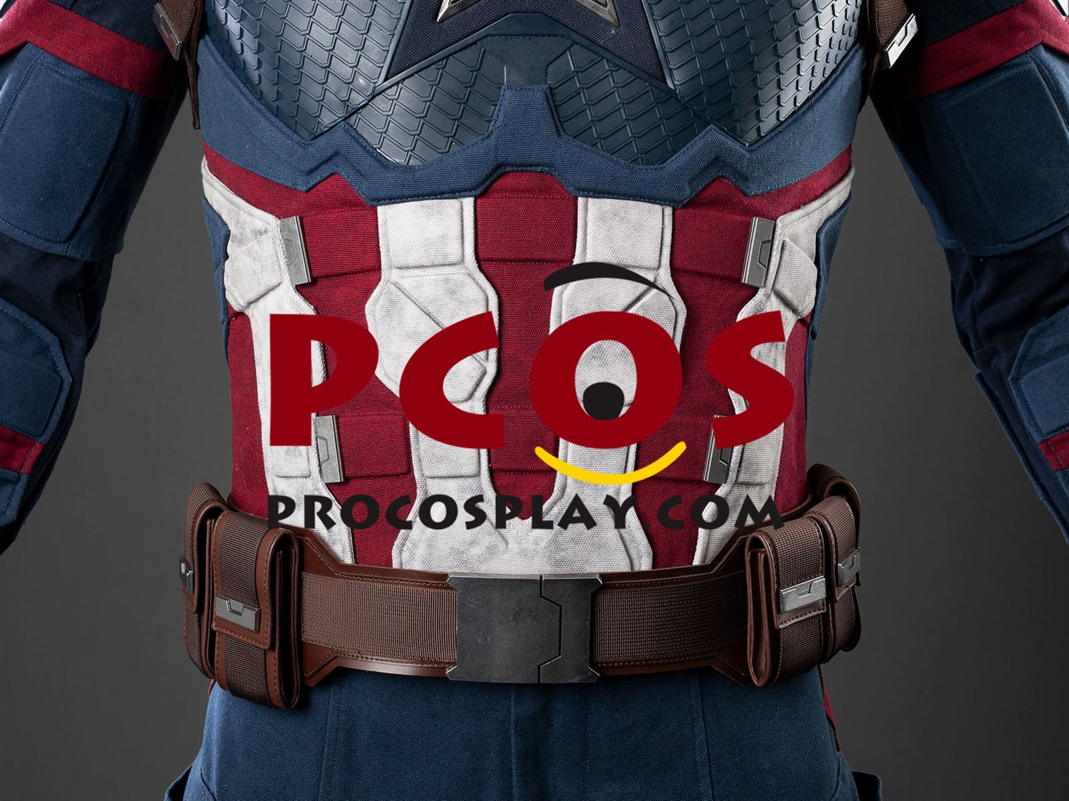 Endgame Captain America Steve Rogers Cosplay Costume Retro Version C09815S