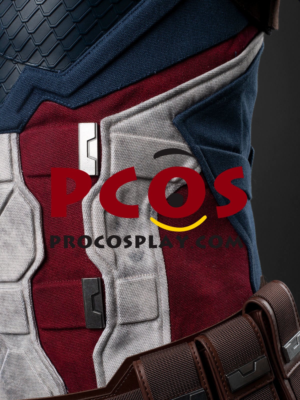 Endgame Captain America Steve Rogers Cosplay Costume Retro Version C09815S