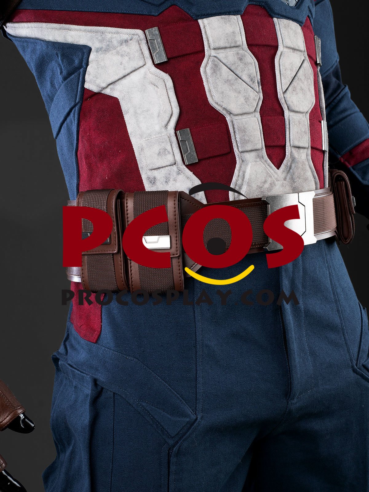 Endgame Captain America Steve Rogers Cosplay Costume Retro Version C09815S