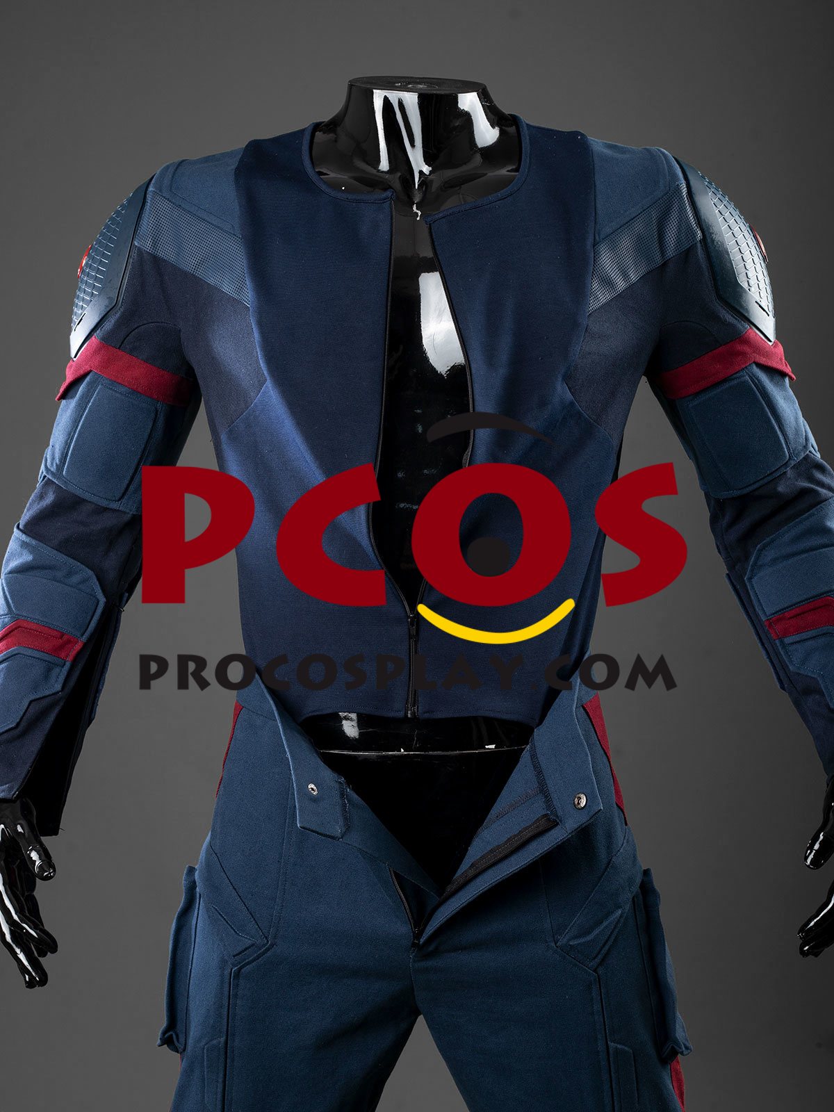 Endgame Captain America Steve Rogers Cosplay Costume Retro Version C09815S