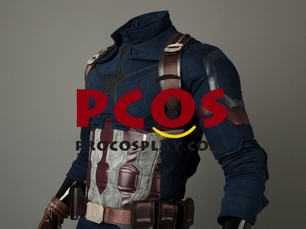 Infinity War Captain America Steve Rogers Cosplay Costume mp003927