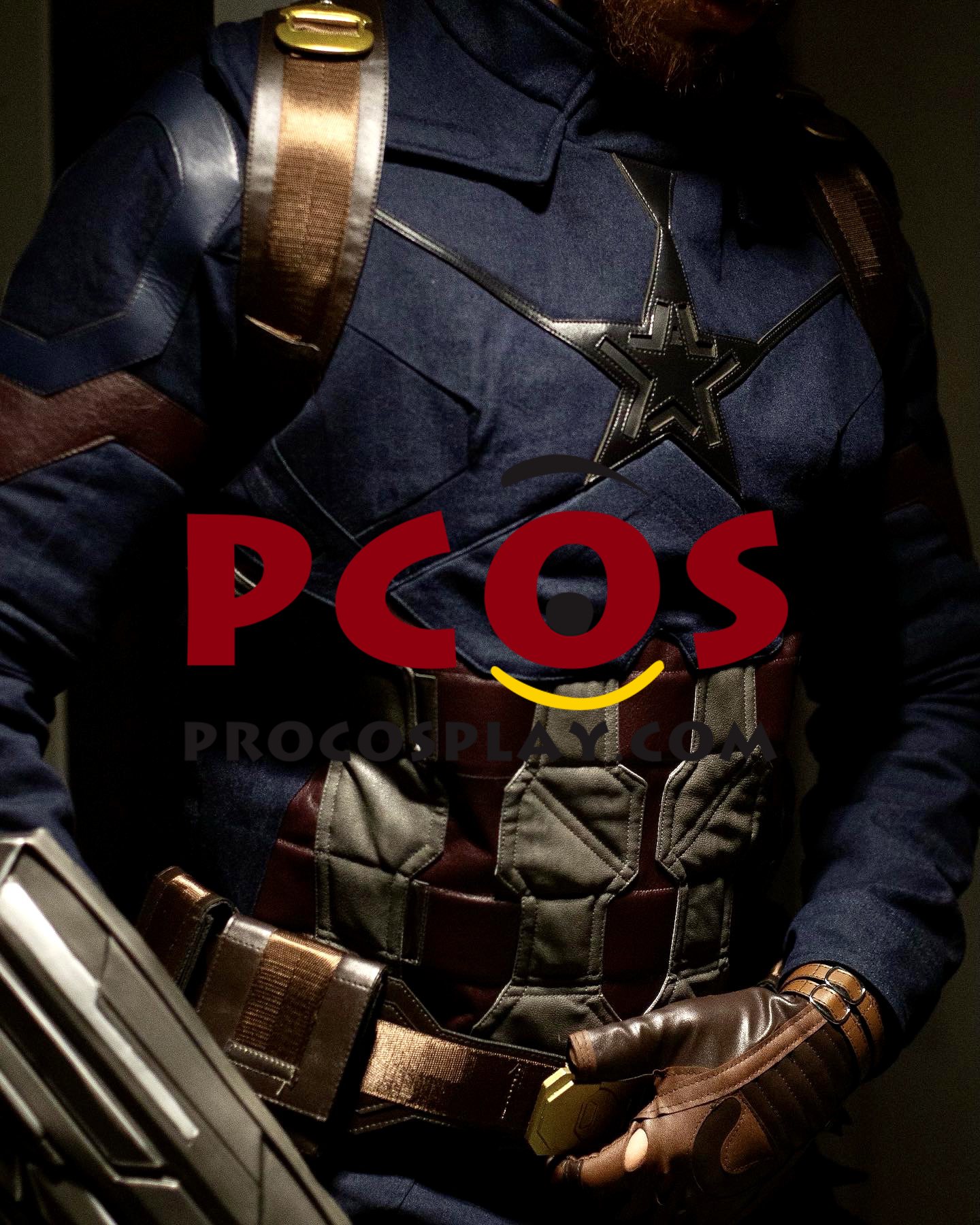 Infinity War Captain America Steve Rogers Cosplay Costume mp003927