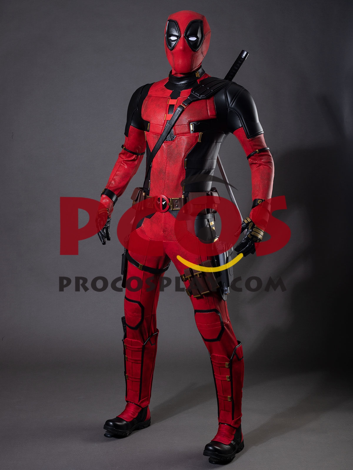 Ready to Ship Deadpool 3 Deadpool & Wolverine Wade Wilson Deadpool Cosplay Costume C09387 High-End Distressed Version 113 Chart
