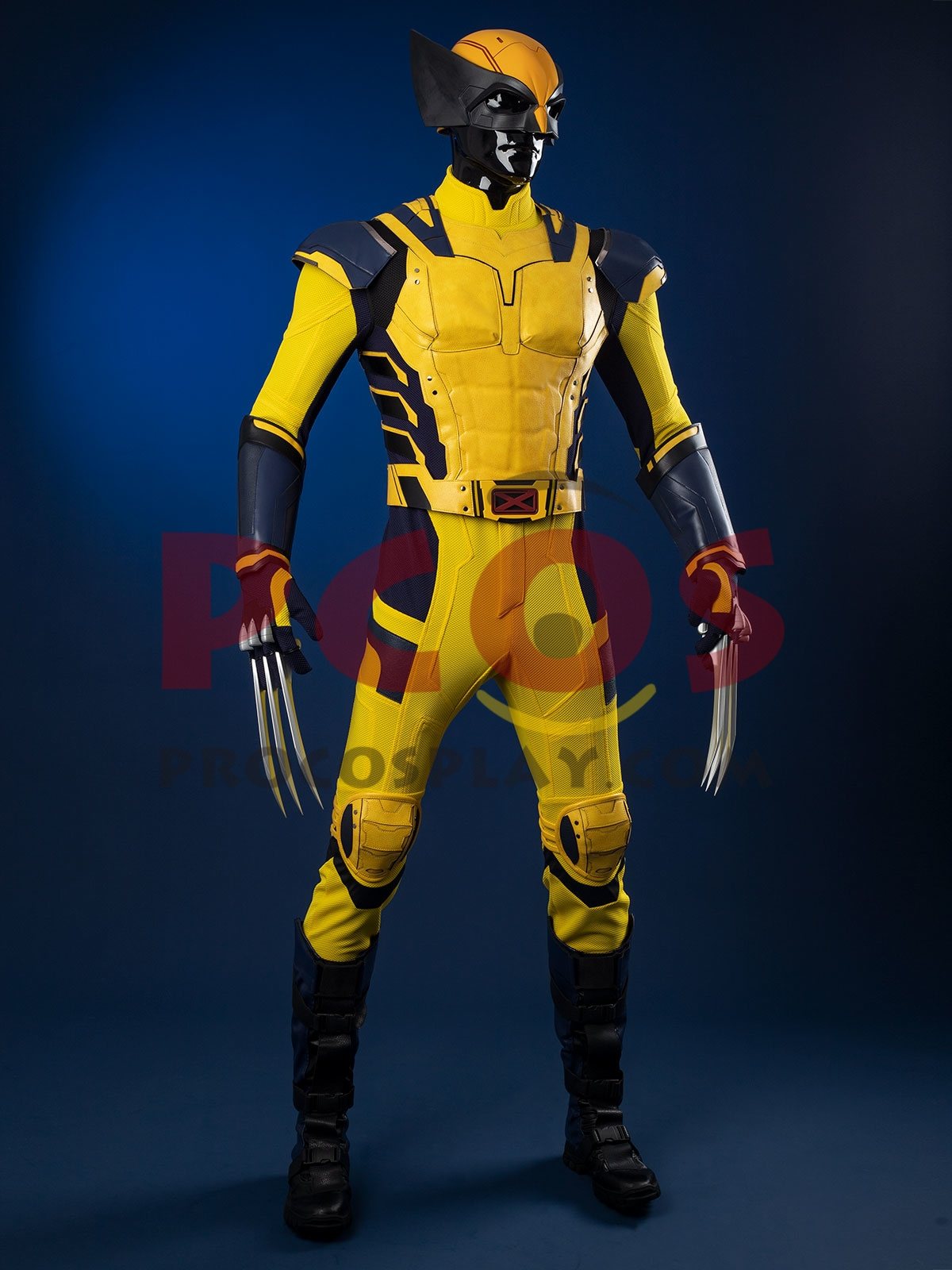 Deadpool 3 Deadpool & Wolverine James Howlett Wolverine Cosplay Costume without Mask C08333 Top Version