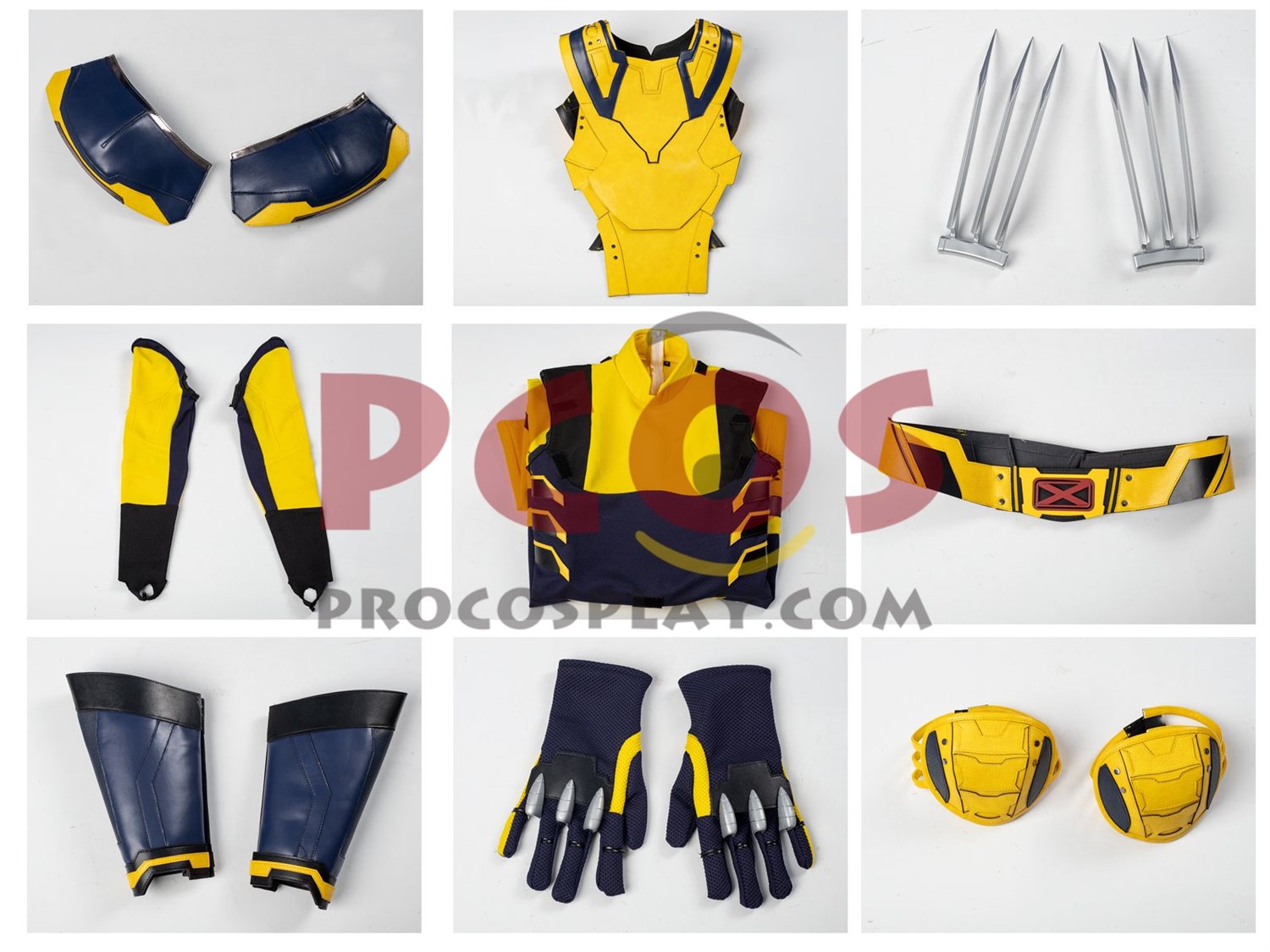 Deadpool 3 Deadpool & Wolverine James Howlett Wolverine Cosplay Costume without Mask C08333 Top Version