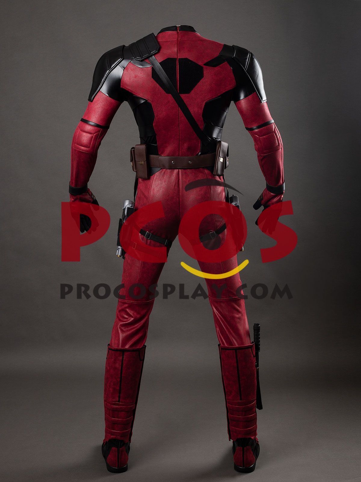 Ready to Ship Deadpool 3 Deadpool & Wolverine Wade Wilson Cosplay Costume C09055
