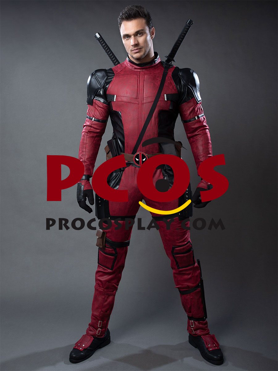Deadpool 2 Wade Wilson Cosplay Costume Pleather Version mp003992