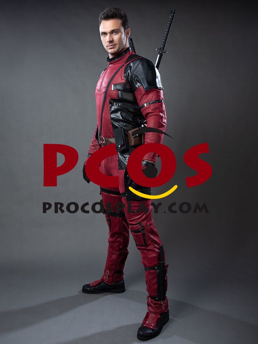 Deadpool 2 Wade Wilson Cosplay Costume Pleather Version mp003992