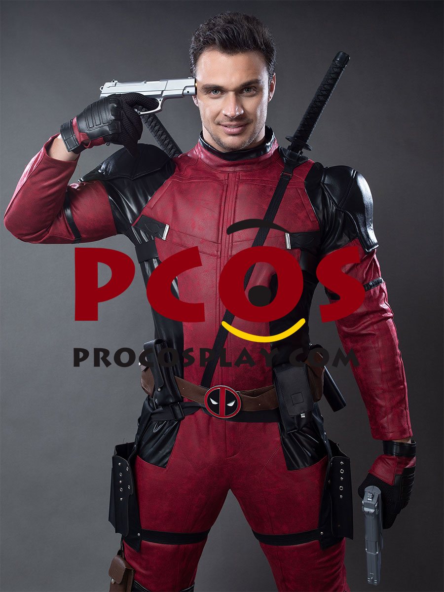 Deadpool 2 Wade Wilson Cosplay Costume Pleather Version mp003992