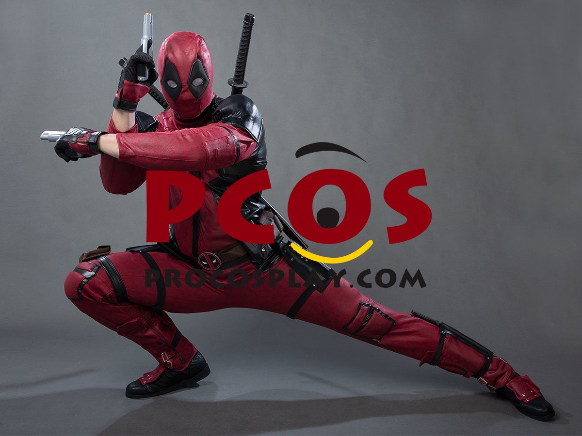 Deadpool 2 Wade Wilson Cosplay Costume Pleather Version mp003992