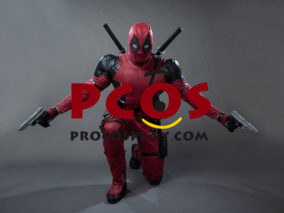 Deadpool 2 Wade Wilson Cosplay Costume Pleather Version mp003992
