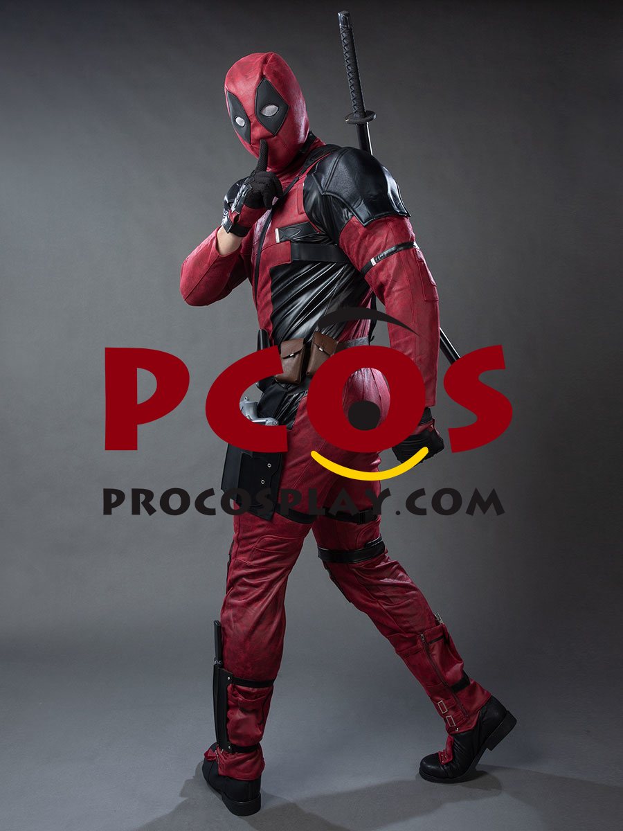 Deadpool 2 Wade Wilson Cosplay Costume Pleather Version mp003992