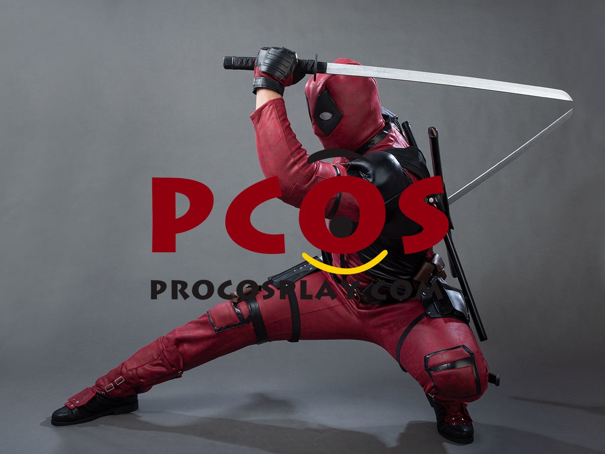 Deadpool 2 Wade Wilson Cosplay Costume Pleather Version mp003992