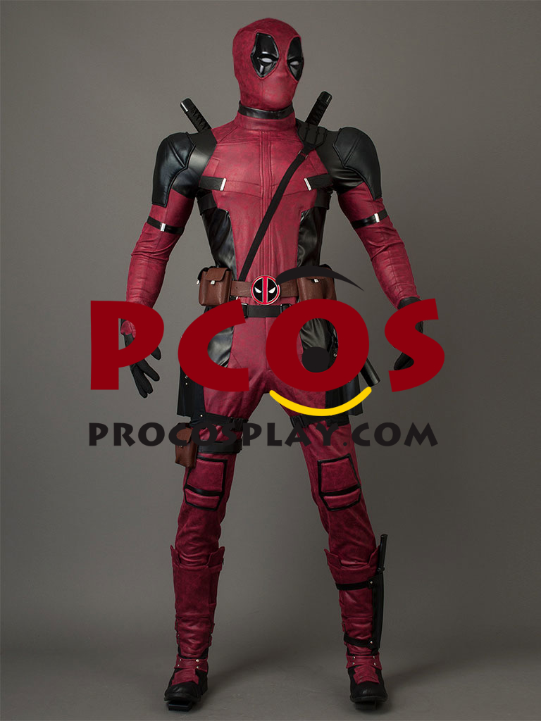 Deadpool 2 Wade Wilson Cosplay Costume Pleather Version mp003992