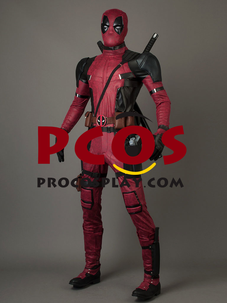 Deadpool 2 Wade Wilson Cosplay Costume Pleather Version mp003992